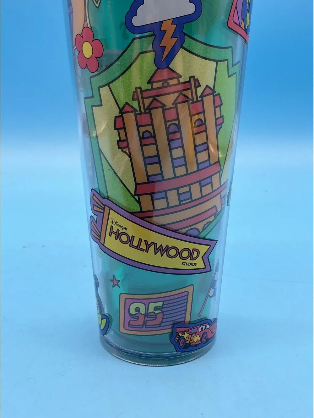 Starbucks Disney Hollywood Studios Tumbler 650ml Multicolor Plastic Straw Lid
